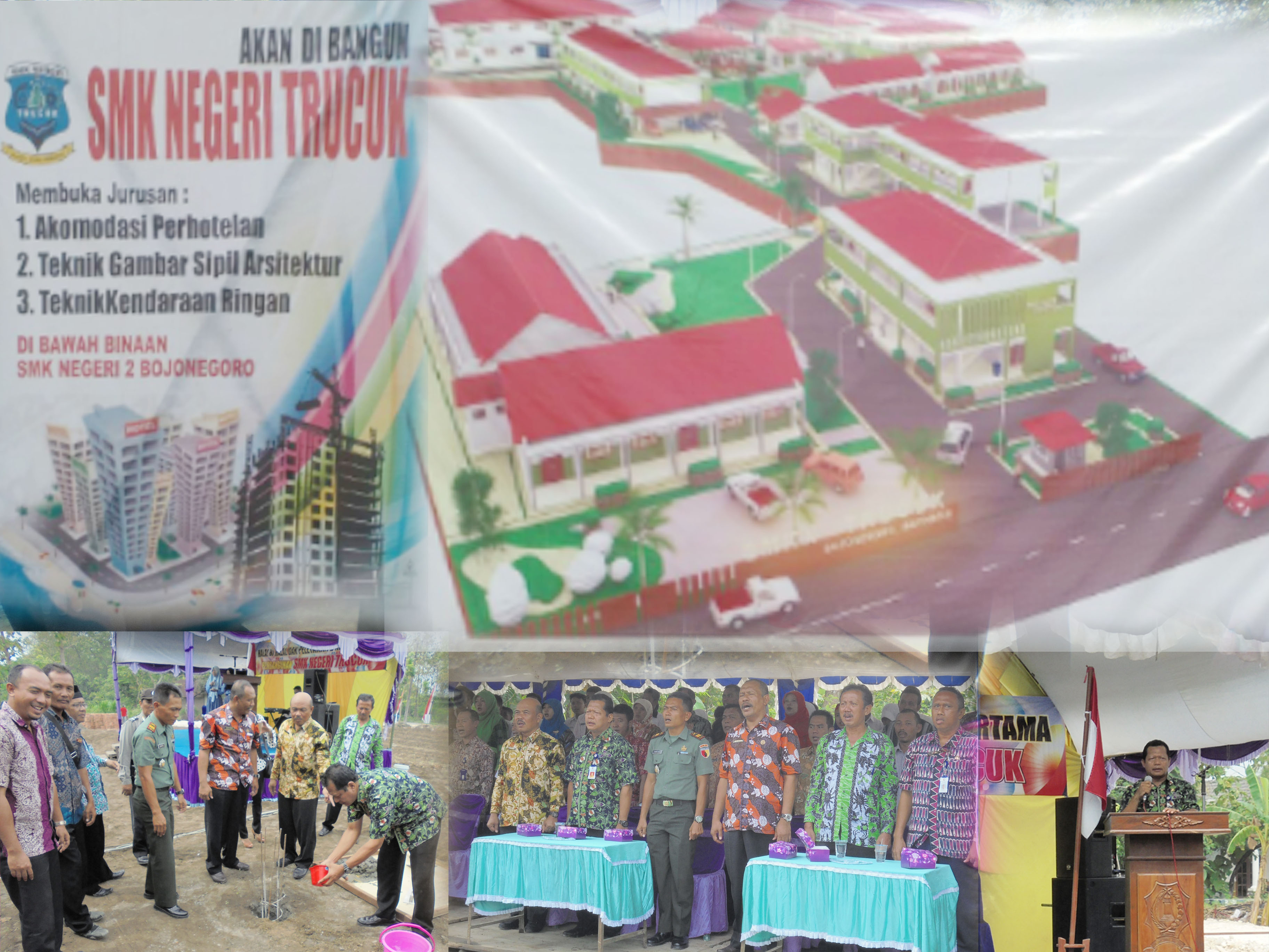 Gedung SMK N TRUCUK  Mulai Digarap