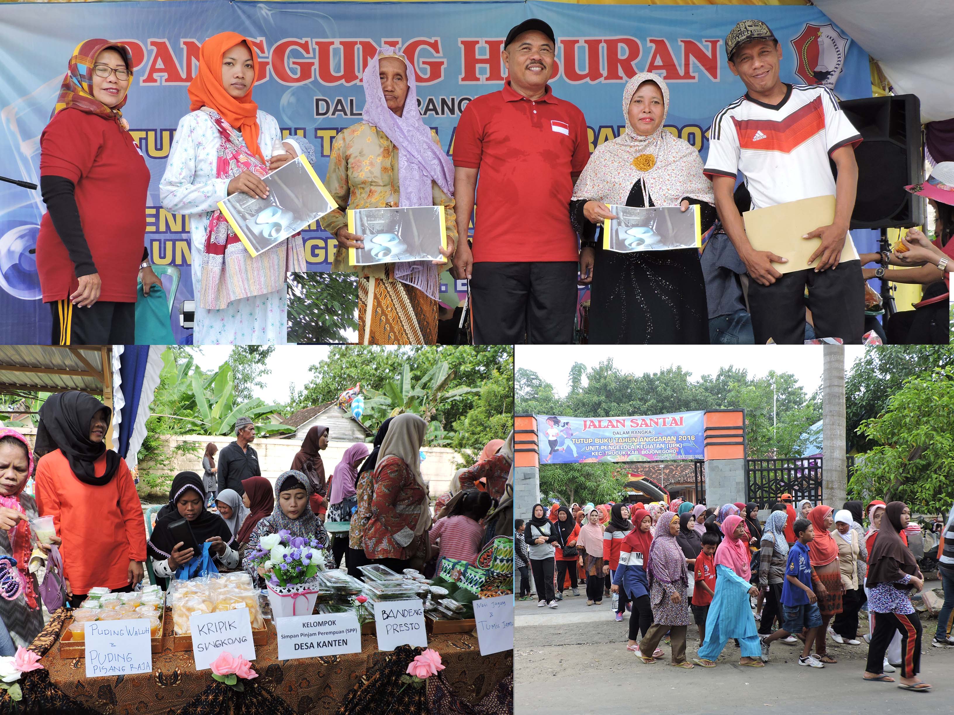 Tutup Buku Tahun Anggaran 2016 UPK Mengadakan Jalan Santai Bersama Anggota SPP
