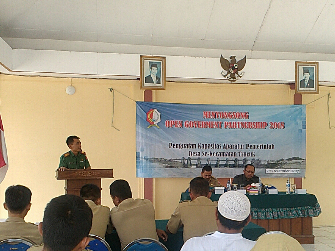 “Peran TNI Mendukung Pemerintah Daerah” Penguatan Kapasitas Aparatu Pemerintah Desa