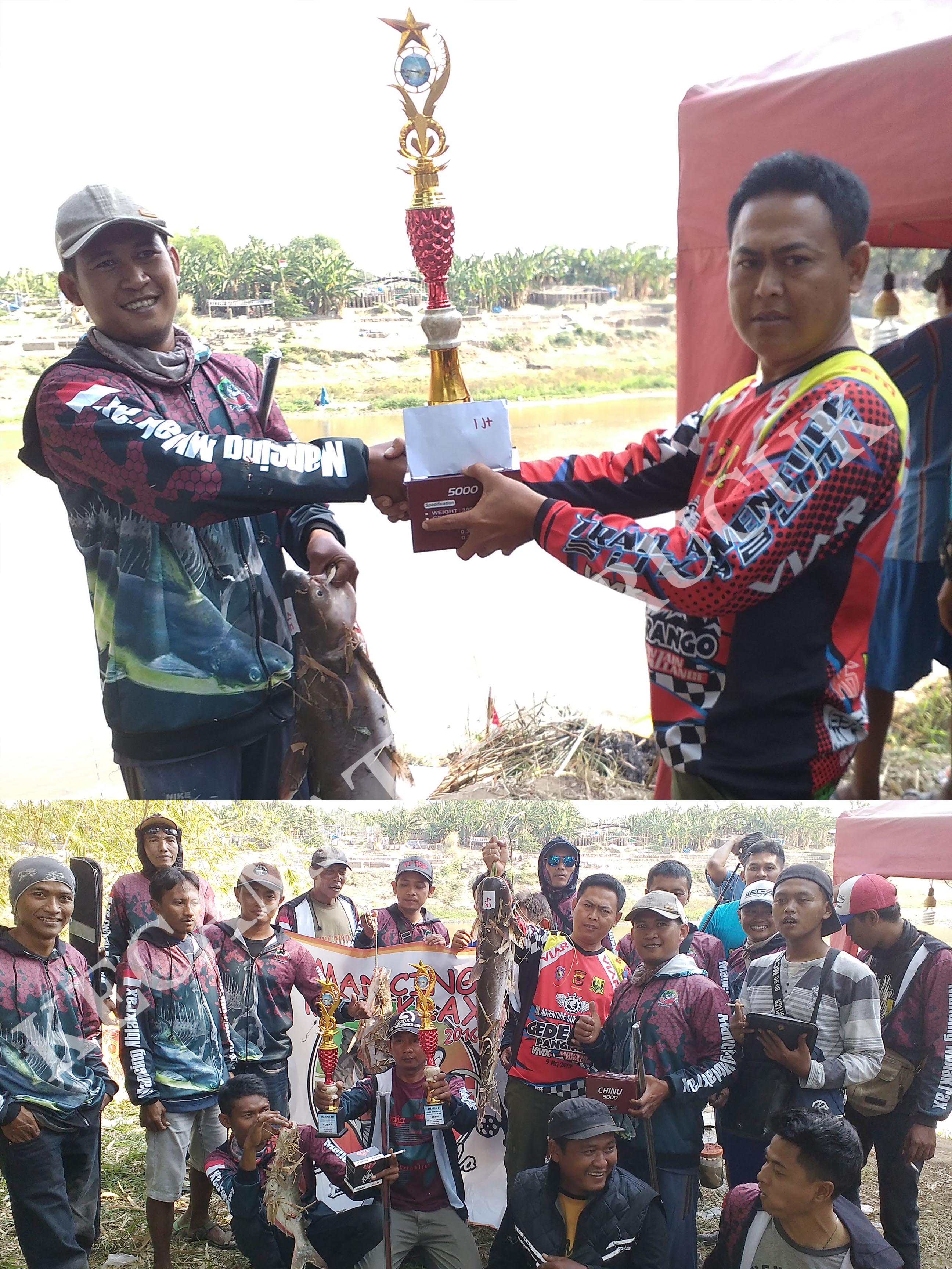 Puluhan Warga Mengikuti Lomba Mancing Untuk Menyemarakan HUT RI Ke 73
