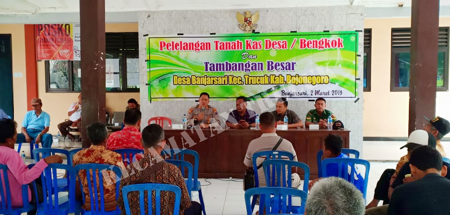 Peningkatan PAD "Pemdesa Banjarsari Adakan Lelang TKD & Tambangan"