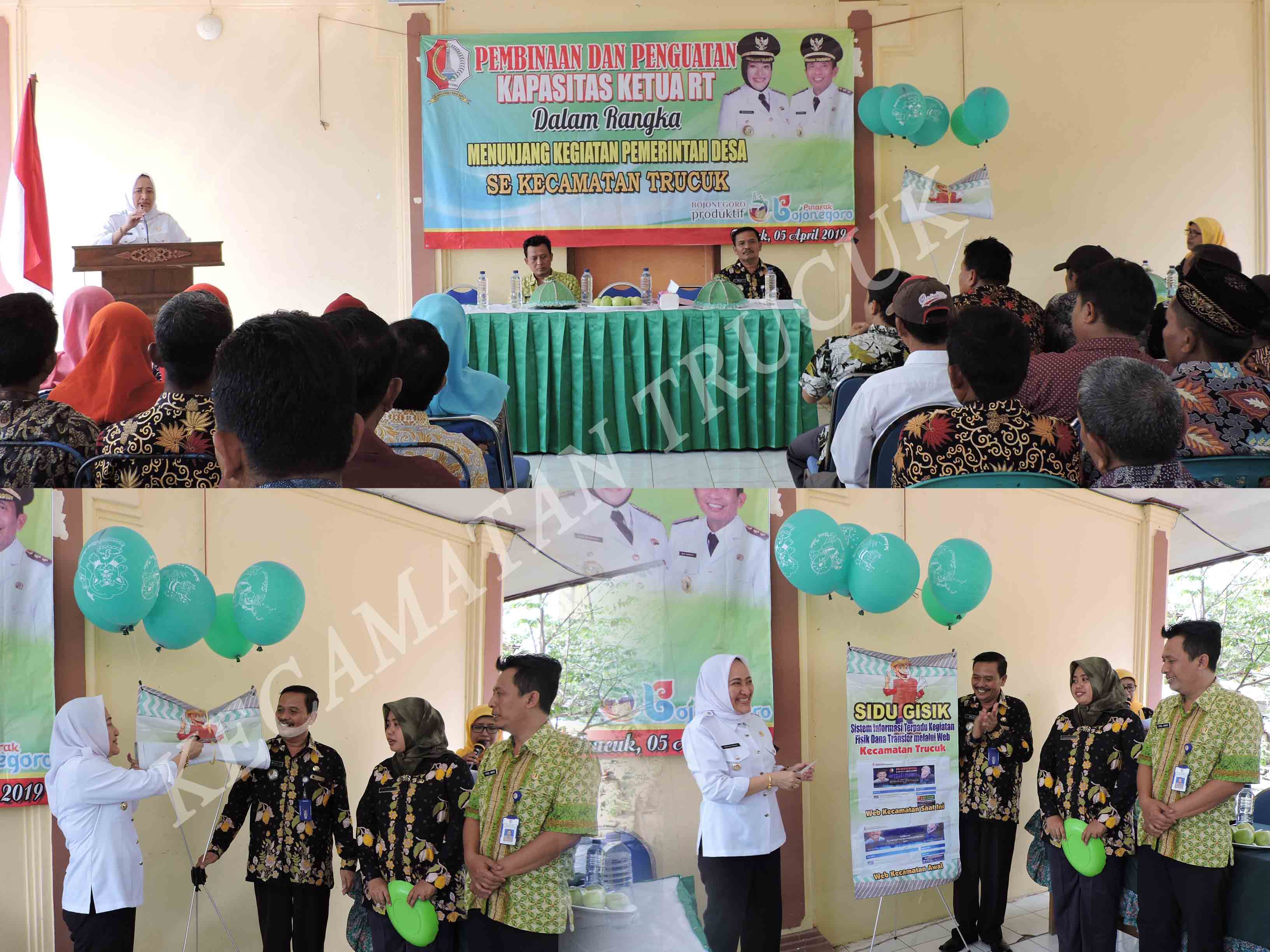 Dr. Hj. Anna Muáwanah Memberikan Pembinaan RT/RW Se-Kecamatan Trucuk