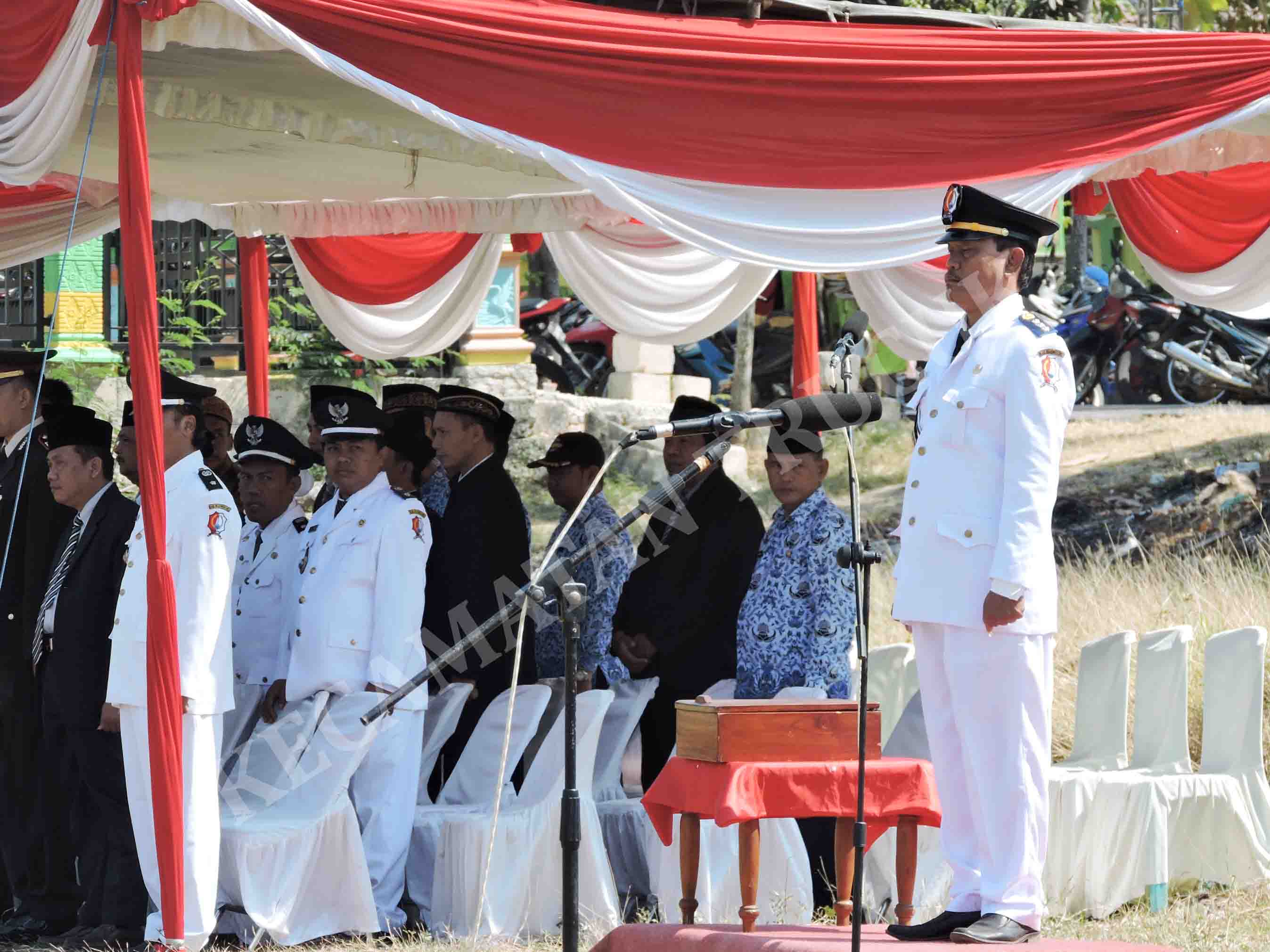 Heru Sugiharto "Pimpin Upacara Detik-Detik Proklamasi Dan Pengibaran Bendera Merah Putih"