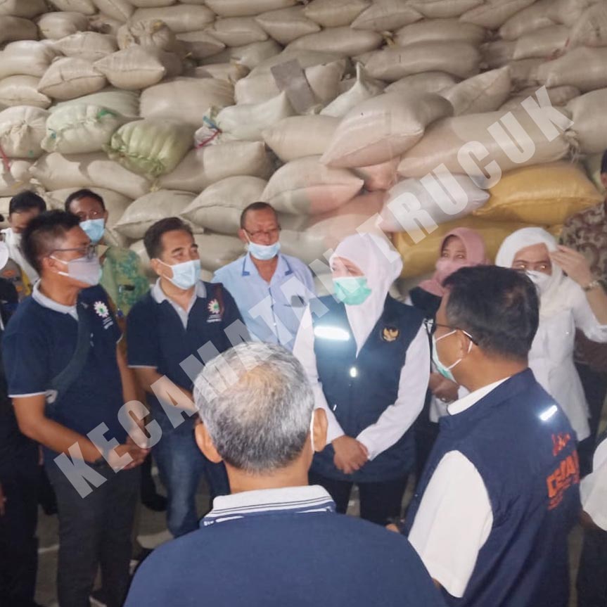 Gubenur Jatim Kunjungi Lokasi Produk Beras Dan Penyerapan Gabah Petani