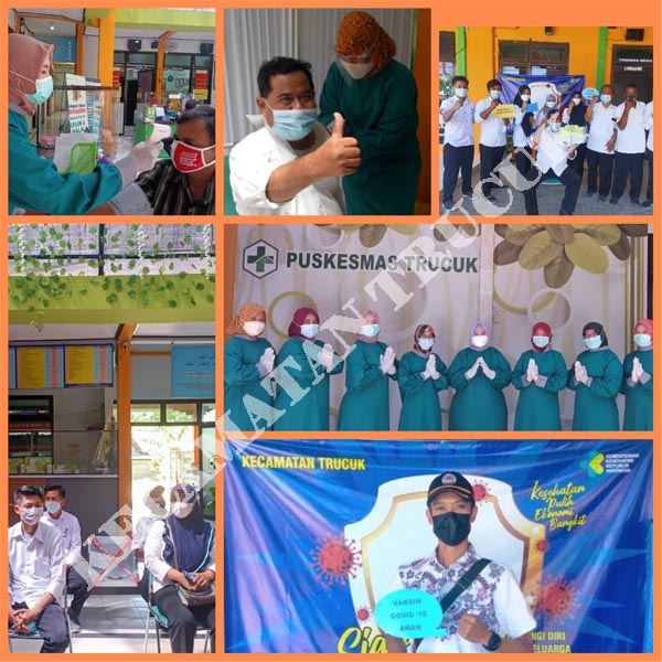 Bertahap "Vaksinasi Bagi Parades Se-Kecamatan Trucuk"
