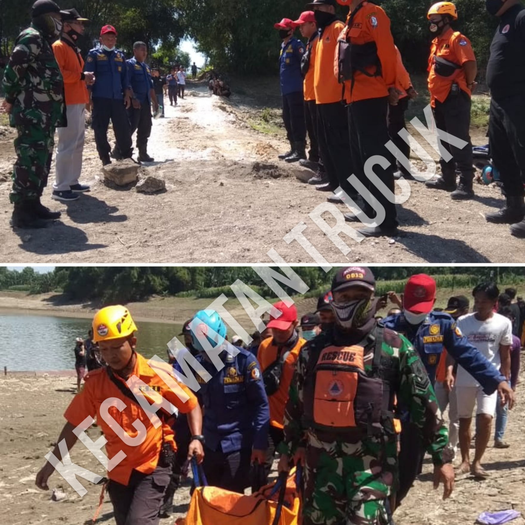 Isak Tangi Keluarga Pecah Saat Jenazah Bocah Ditemukaman Di Sungai Bengawam Solo