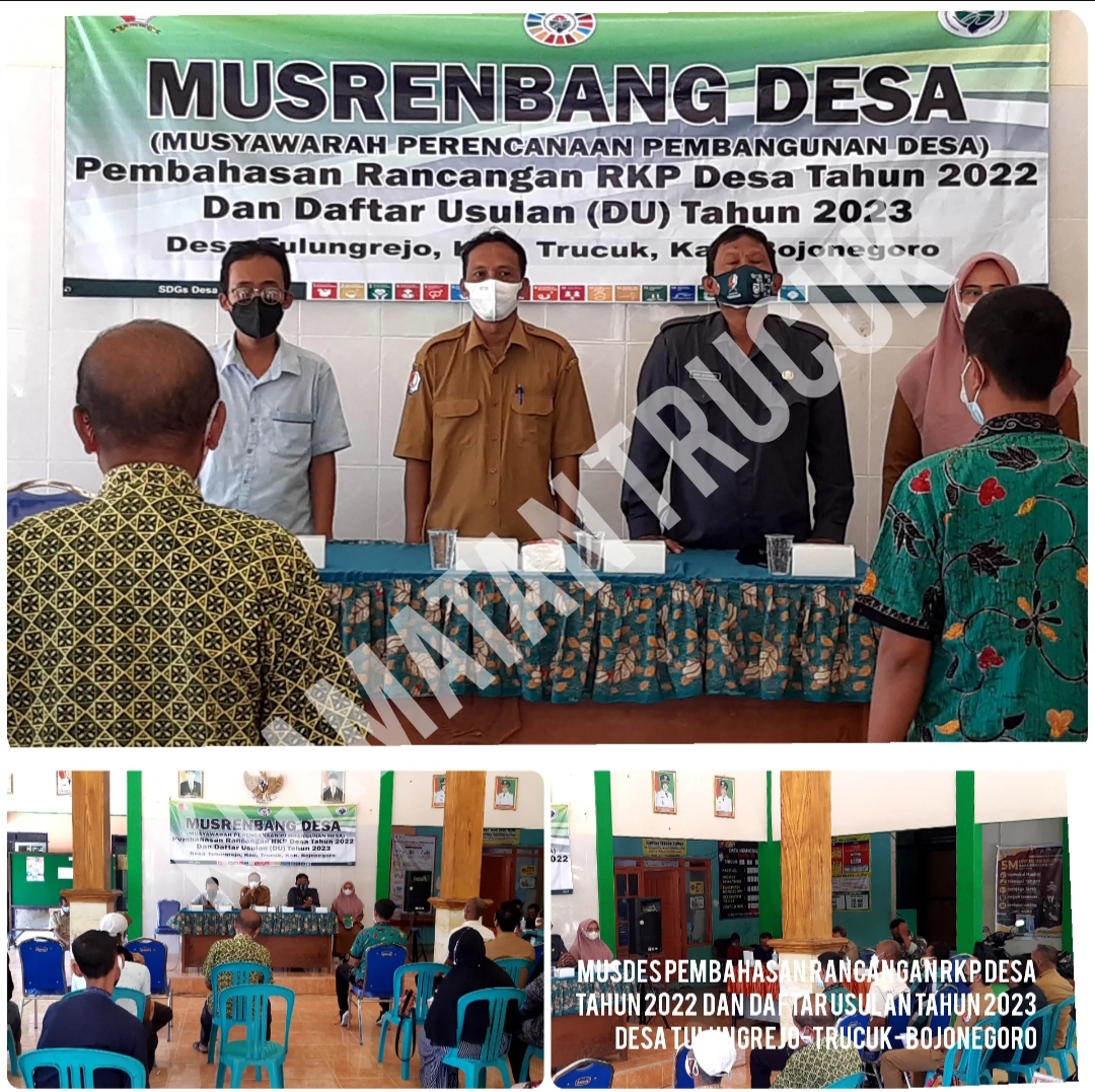Musdes Penetapan RKPDes Dan DU Tahin 2023