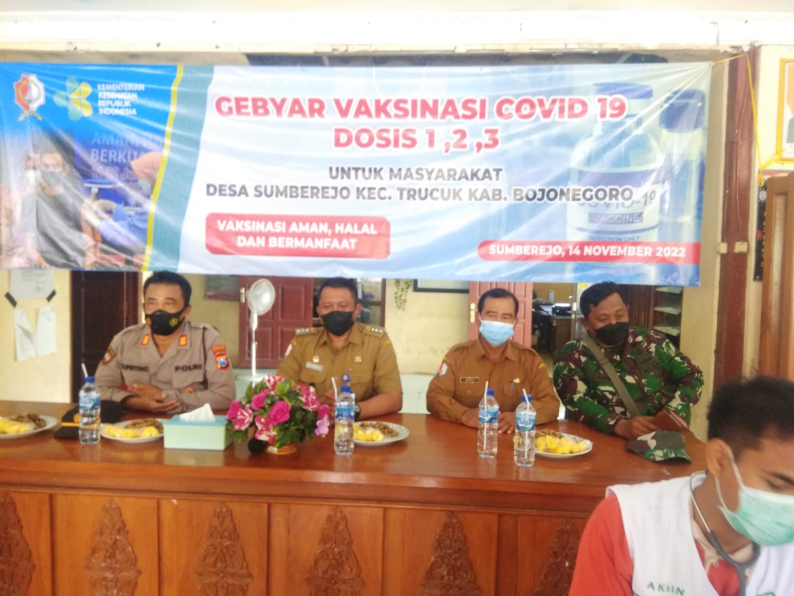 Percapatan Vaksinasi Pemdes Sumberejo Gelar “Gebyar Vaksinasi Boster”