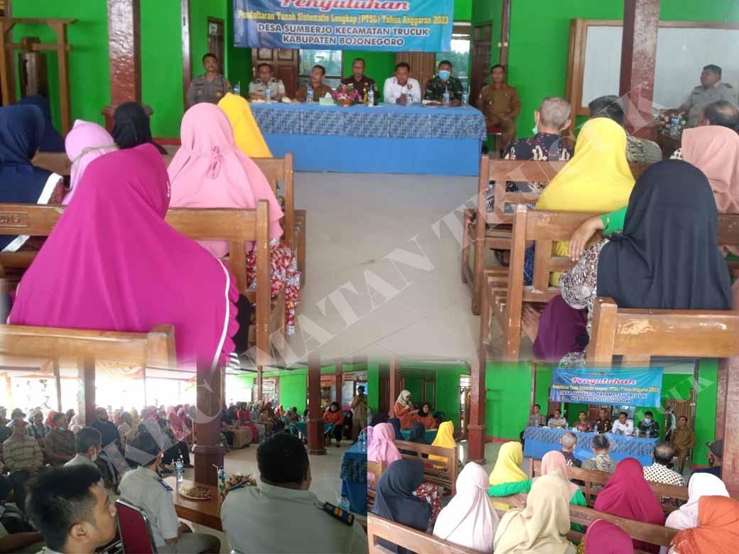 Warga Sambut Gembira, Pemdes Sumberejo Melaksanakan Penyuluhan PTSL
