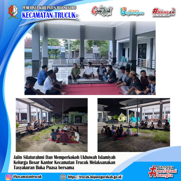 Keluarga Besar Kantor Kecamatan Trucuk Melaksanakan Buka Puasa Bersama