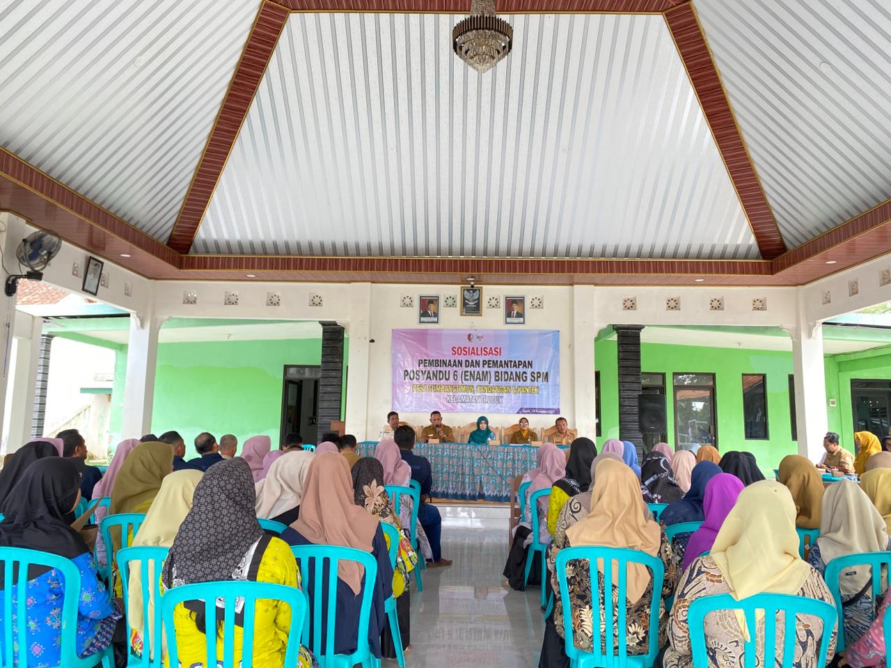 Sosialisasi Pembinaan dan Pemantapan Posyandu 6 Bidang SPM di Desa Sumbangtimun