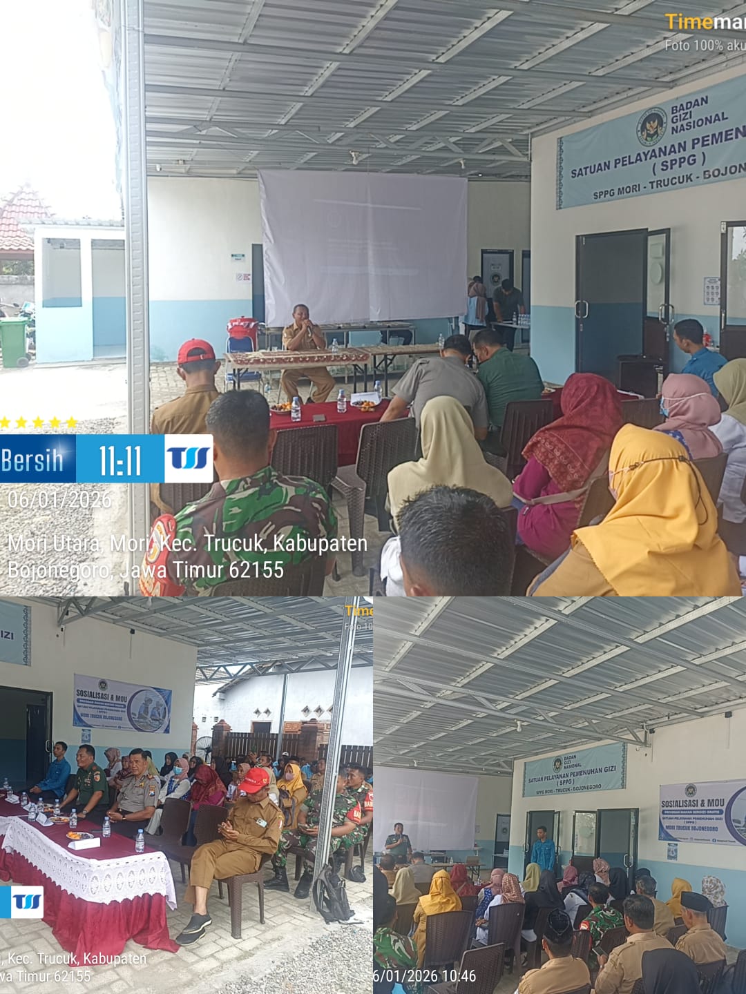 Program Makan Bergizi Gratis SPPG Mori Trucuk Bojonegoro Diluncurkan