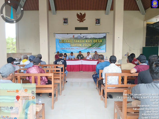 Lelang Tanah Kas Desa Mori Trucuk Dikuti 95 Orang