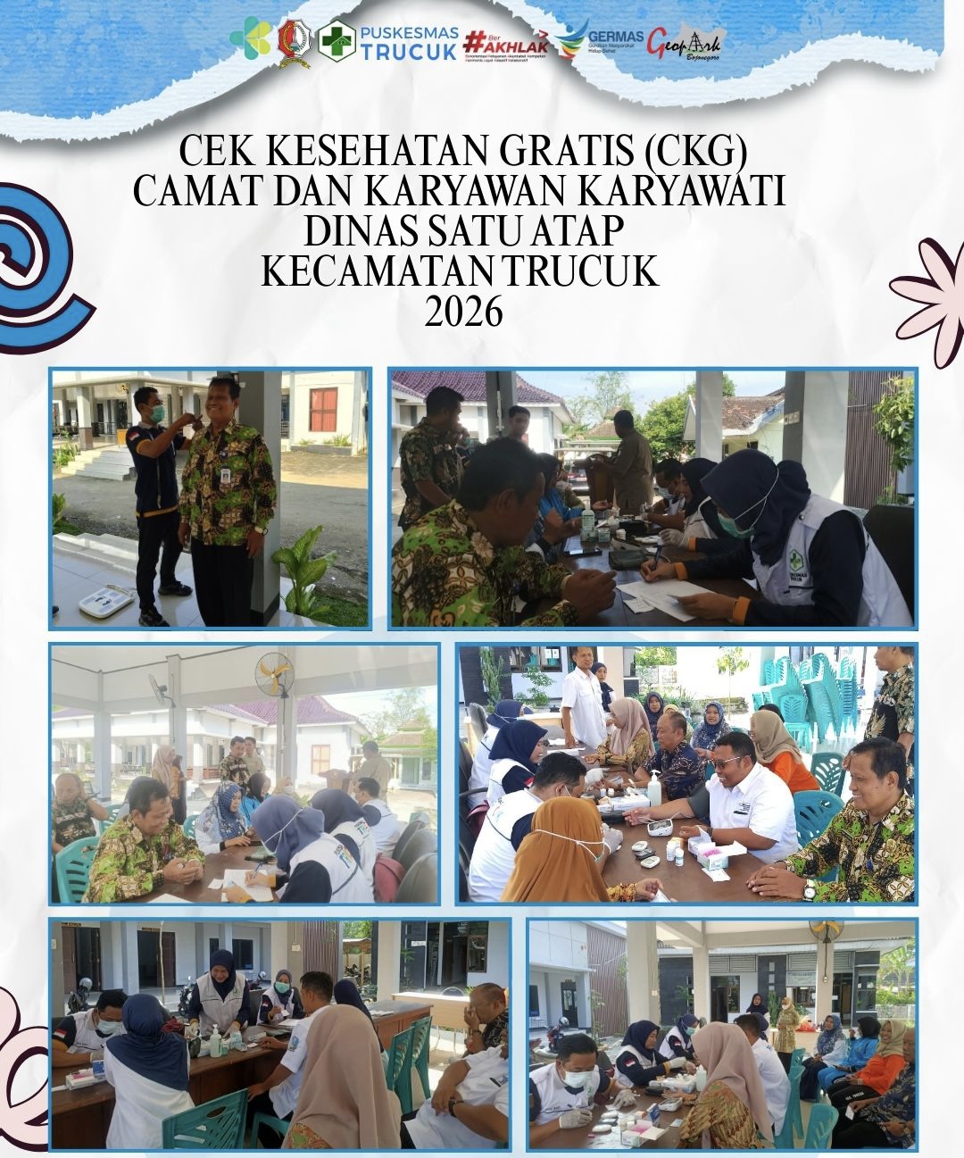 Wujudkan Bojonegoro Sehat, Puskesmas Trucuk Gelar Cek Kesehatan Gratis