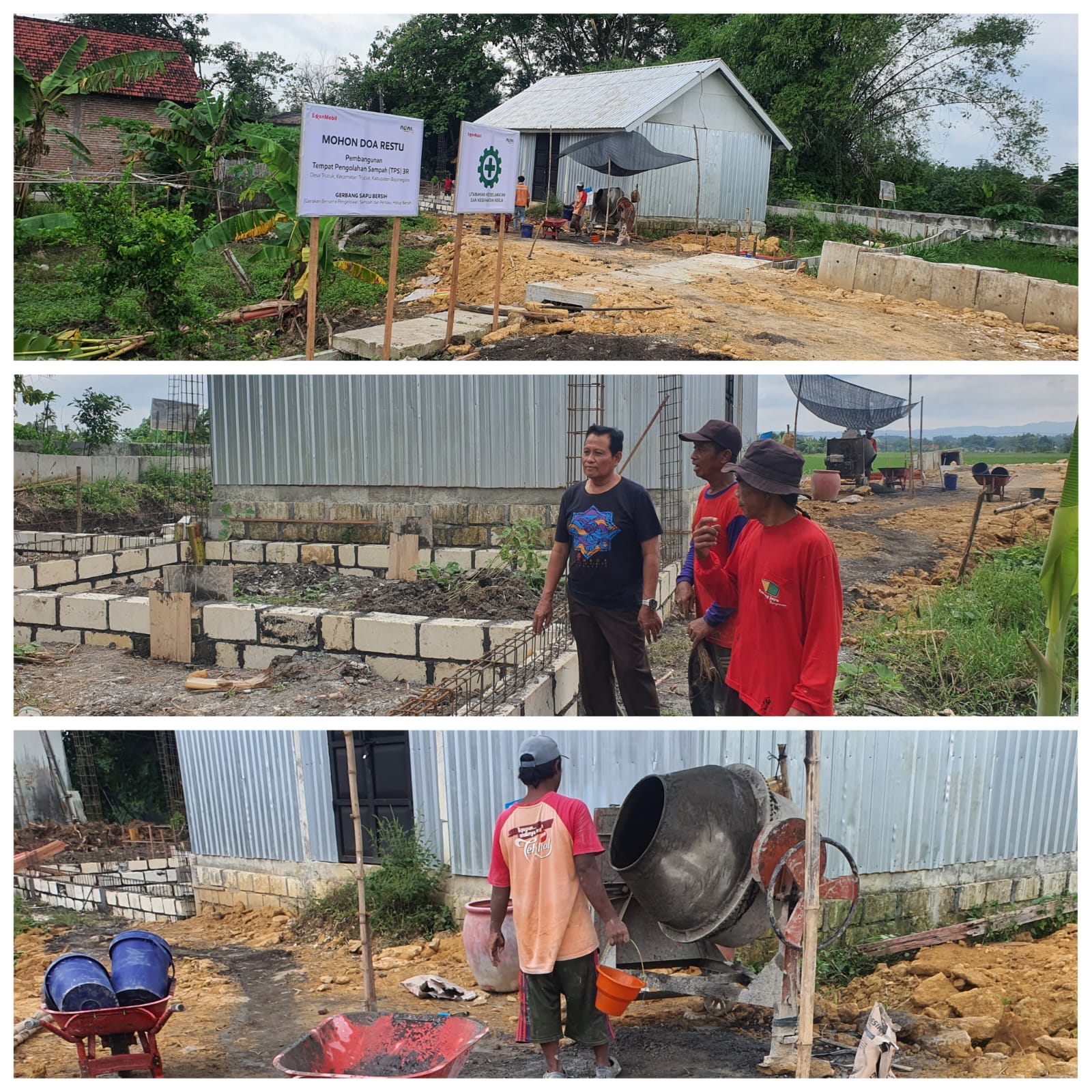 Camat Trucuk Pantau Progres Pembangunan TPS 3R di Desa Trucuk