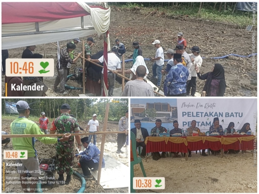 PELETAKAN BATU PERTAMA PONDOK PESANTREN DARUL MUSLICHIN DI KECAMATAN TRUCUK