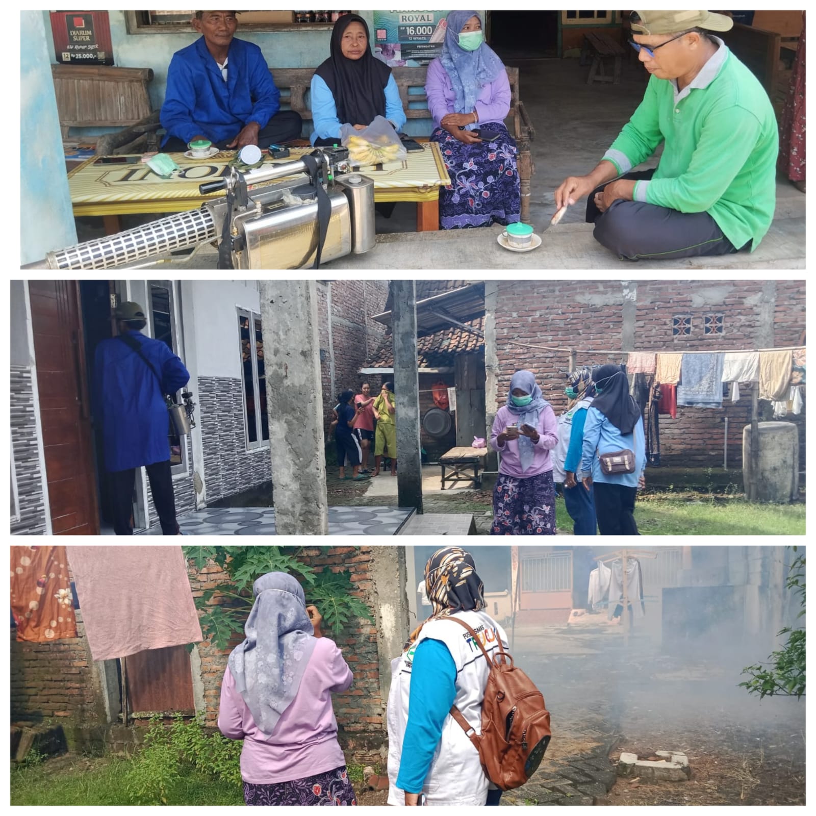 KECAMATAN TRUCUK GELARKAN KEGIATAN FOGGING TIM DEWA DEMAM BERDARAH