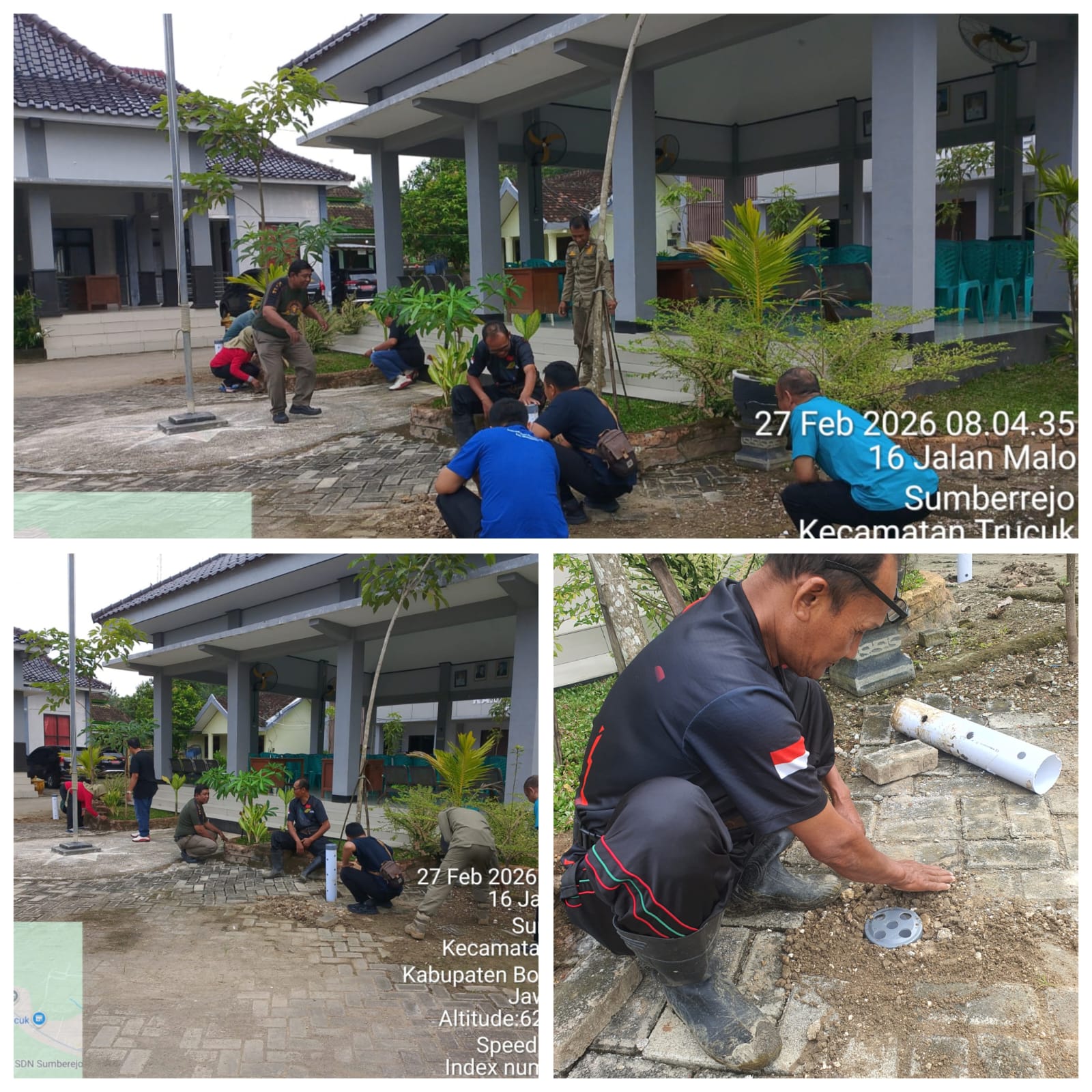 Kerja Bhakti di Kantor Kecamatan Trucuk, Lingkungan Lebih Bersih dan Asih