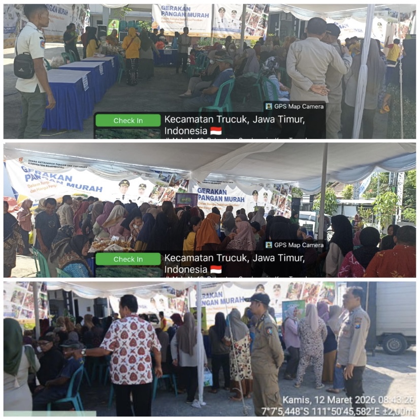 GERAKAN PANGAN MURAH DIGELAR DI KECAMATAN TRUCUK