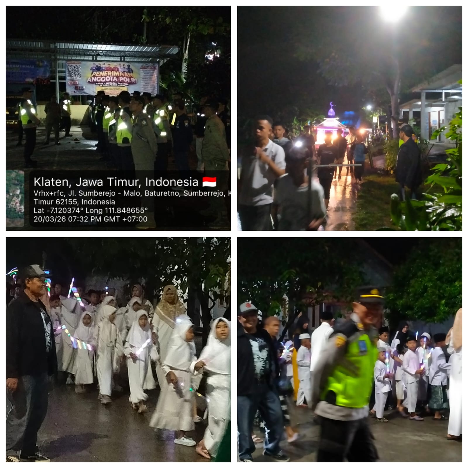 Tingkatkan Keamanan Malam Takbir, Forkopimcam Trucuk Gelar Apel Siaga dan Patroli Gabungan