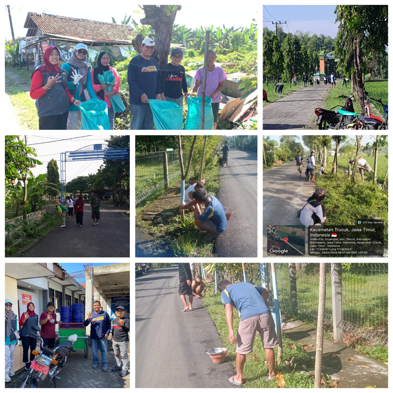 Semangat Gotong Royong, 12 Desa di Kecamatan Trucuk Gelar Kerja Bakti Serentak