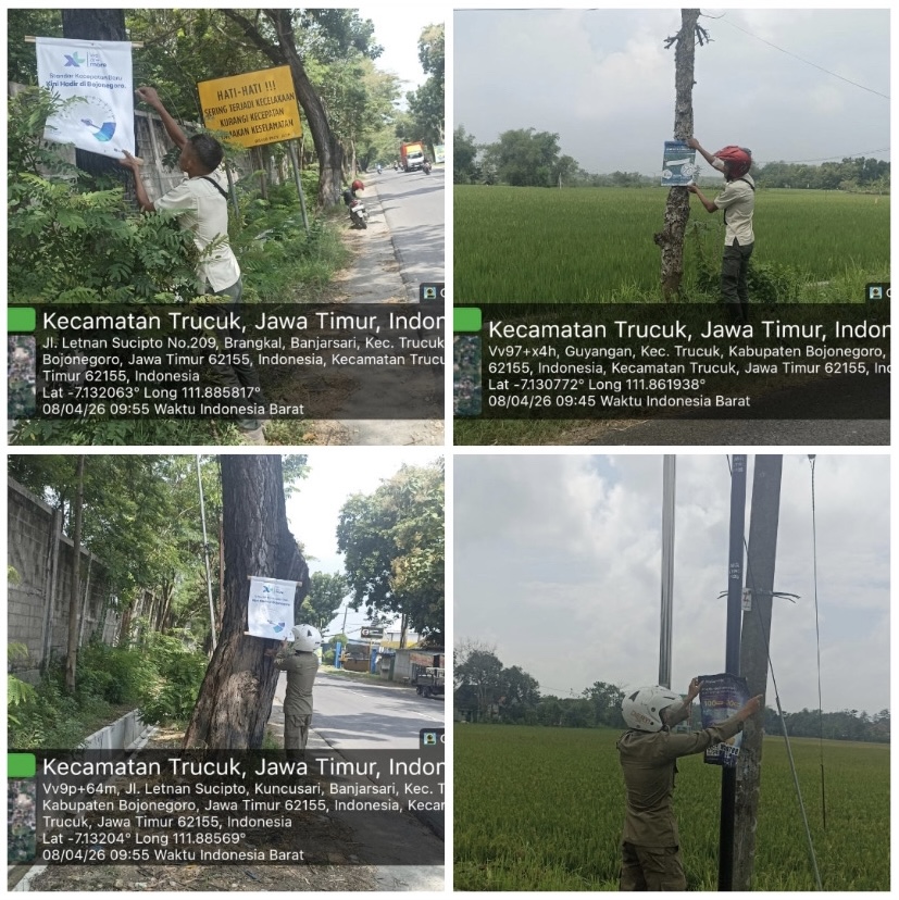 Satpol PP Trucuk Tertibkan Banner Liar di Jalur Guyangan hingga Banjarsari