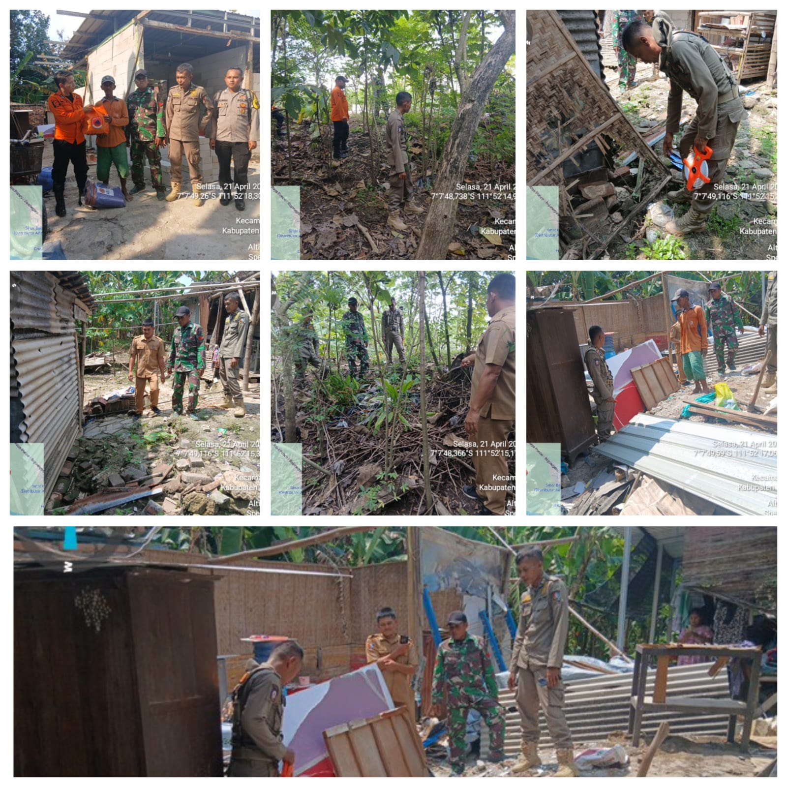 Hujan Intensitas Tinggi Picu Tanah Ambles di Desa Sranak Trucuk, BPBD Segera Lakukan Assessment
