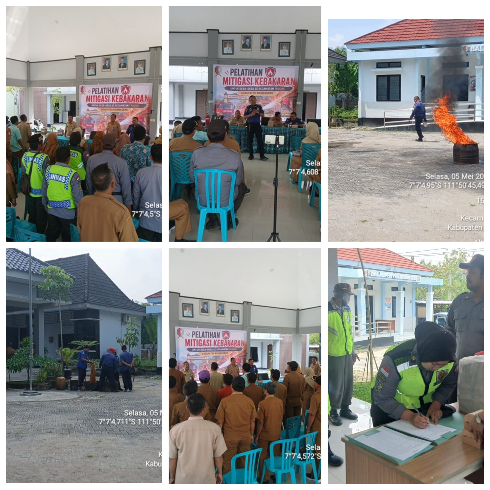 Pemerintah Kecamatan Trucuk Gelar Pelatihan Mitigasi Kebakaran bagi Perangkat Desa dan Linmas