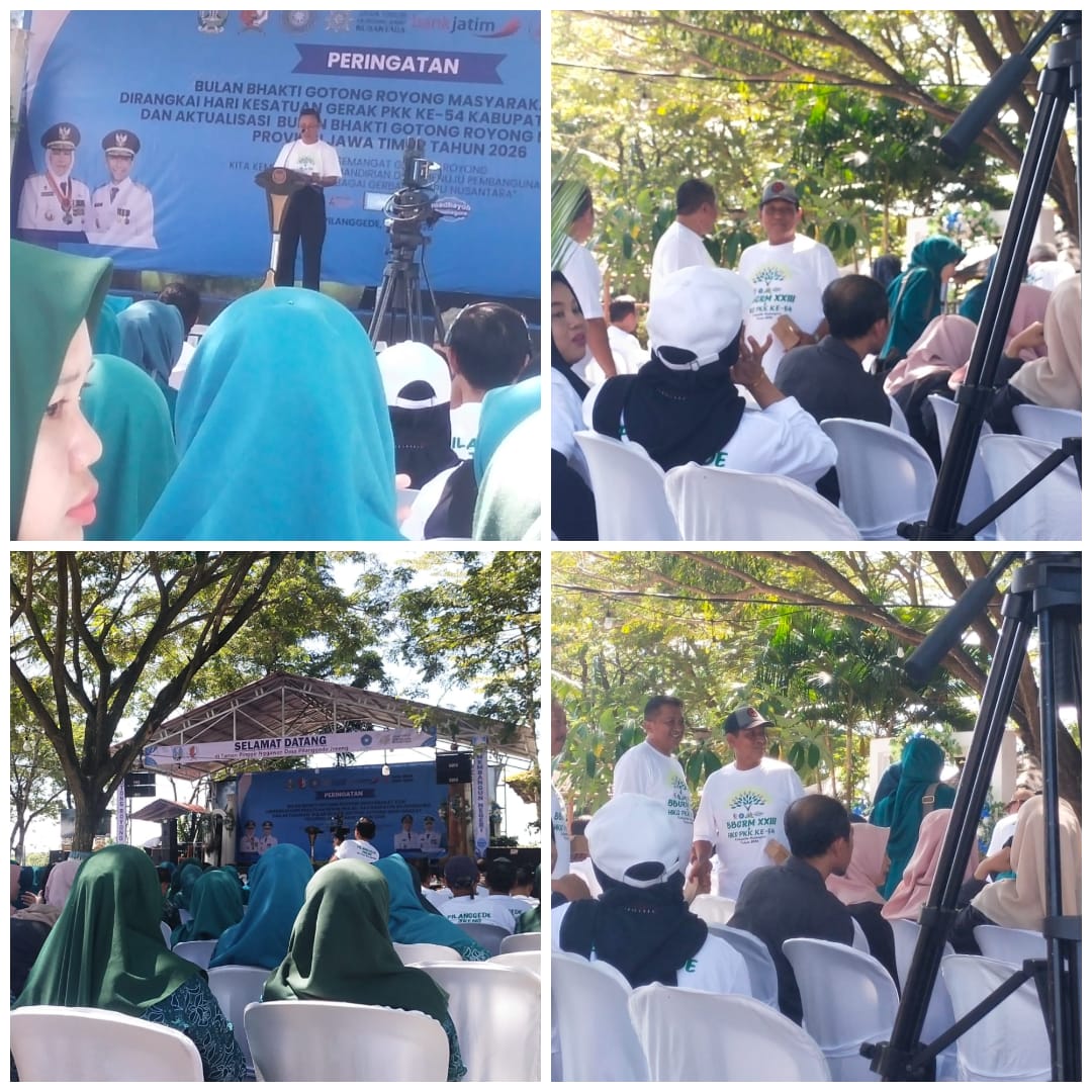 Perkuat Sinergi, Pemkab Bojonegoro Peringati BBGRM XXIII dan HKG PKK Ke-54 di Desa Pilanggede