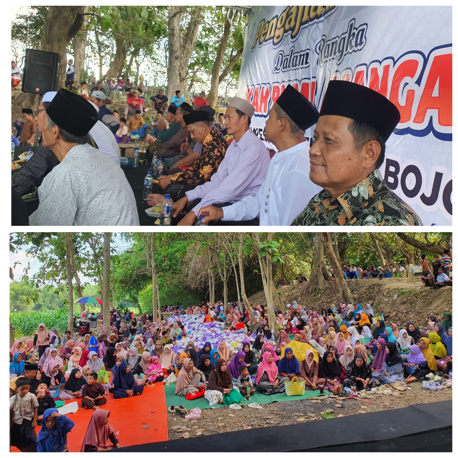 Lestarikan Tradisi, Pemerintah Desa Pagerwesi Gelar Sedekah Bumi di Makam Umum