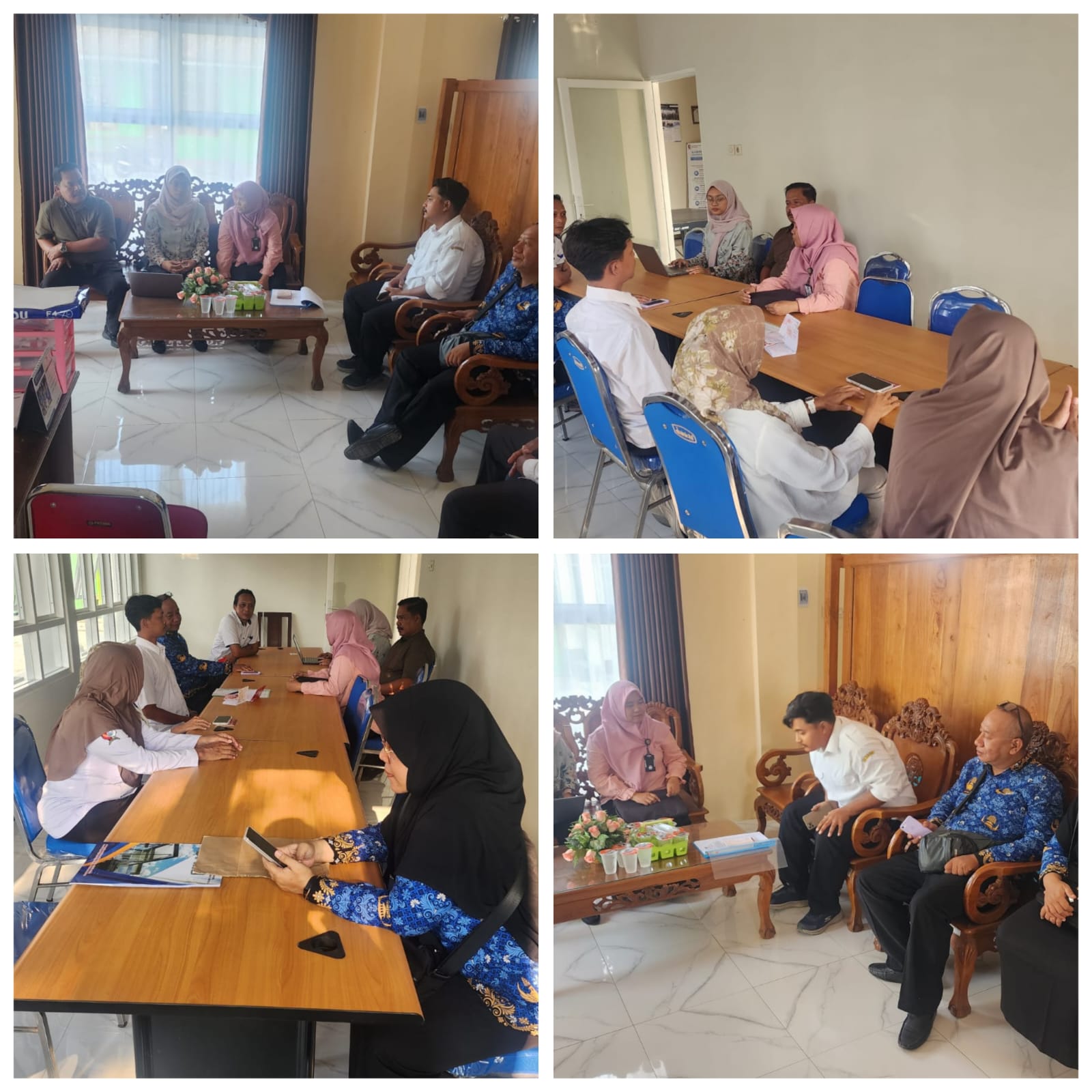 Inspektorat Provinsi Jawa Timur Lakukan Monev BKK Honorarium di Kecamatan Trucuk