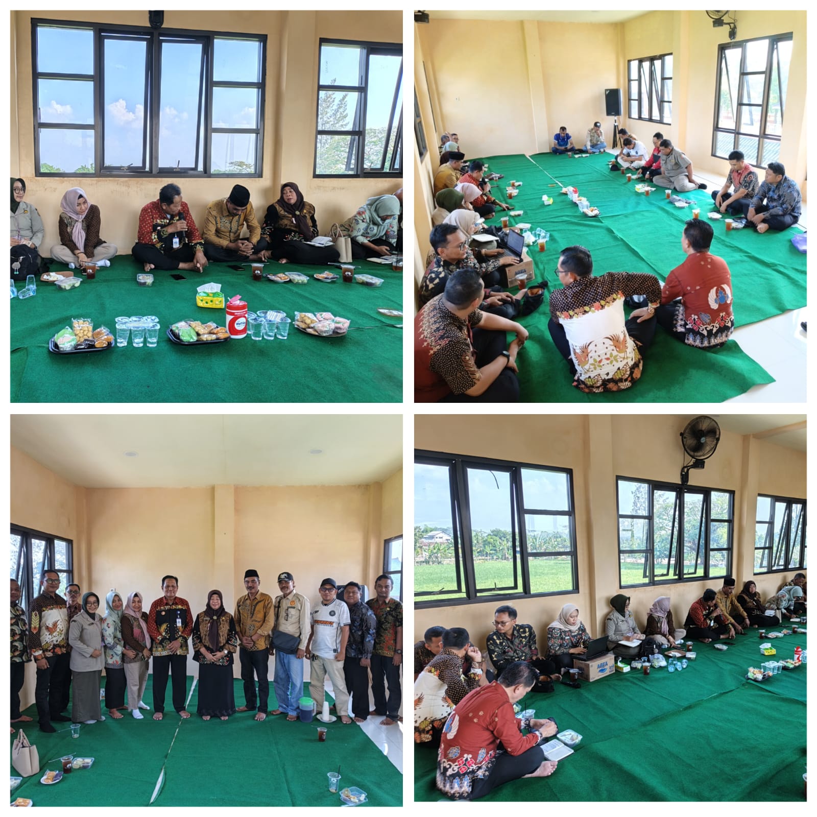 Matangkan Persiapan Launching Sentra Buah dan Sayuran Galeri Bengawan Desa Padang
