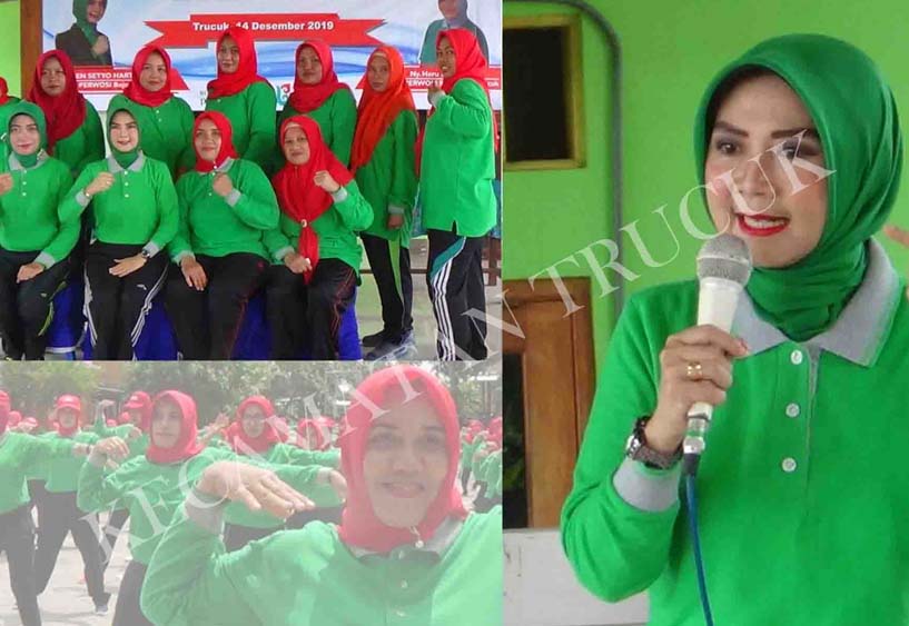 Ajak Masyarakat Hidup Sehat Dan Bugar Hj. Mien Setiyo Hartono Sosialisasikan SKJ 2018