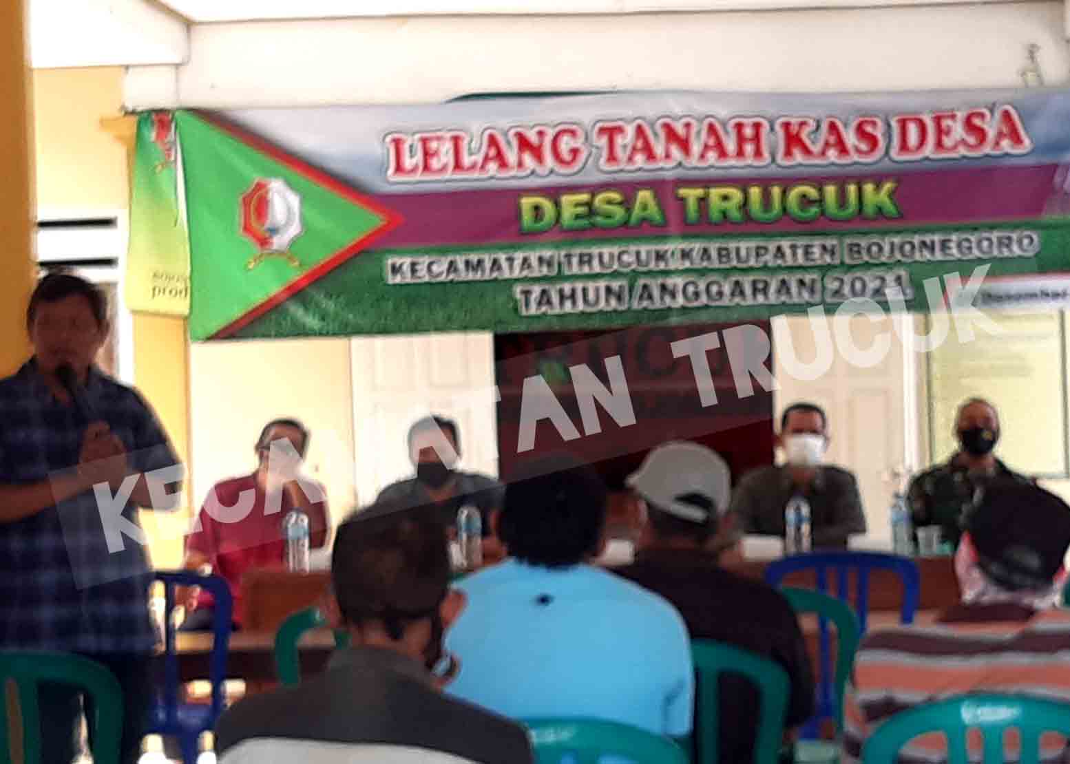 Pemdes Trucuk Laksanakan Lelang TKD
