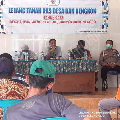 Lelang TKD Dan Bengkok Desa Tulungrejo.