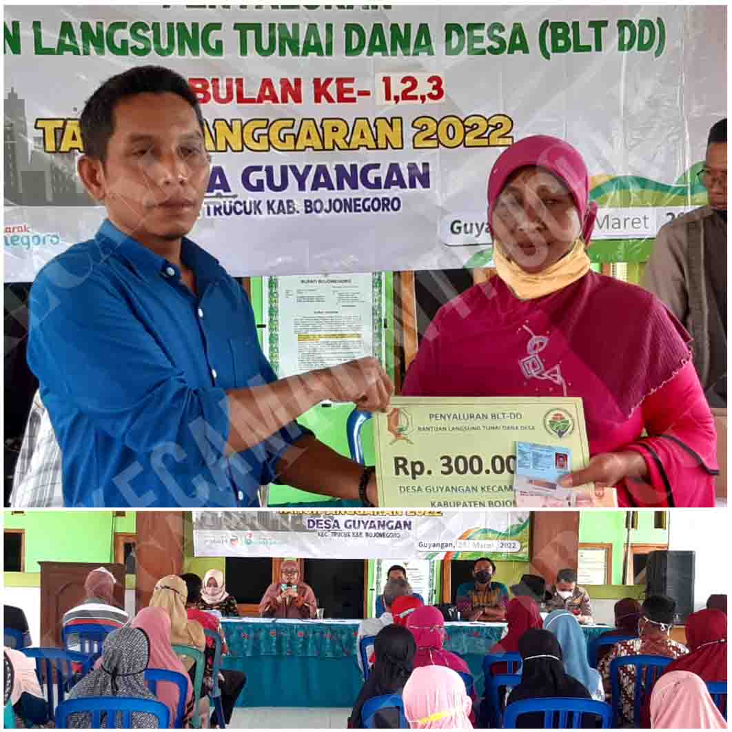 Pemdes Guyangan Salurkan BLT DD Tahun 2022