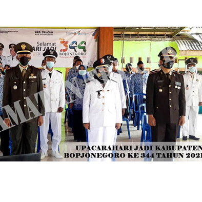 Upacara Virtual Hari Jadi Bojonegoro Ke-344